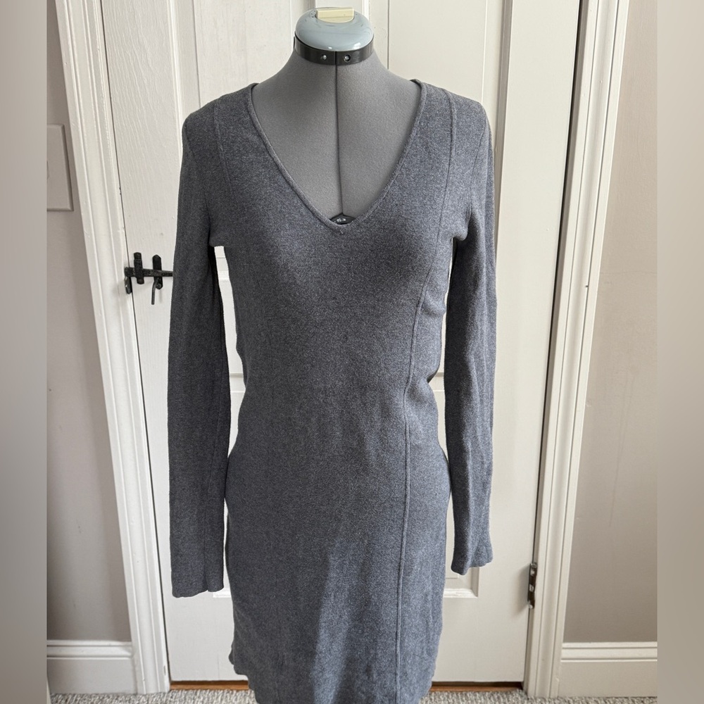 Banana Republic Gray Sweater Dress